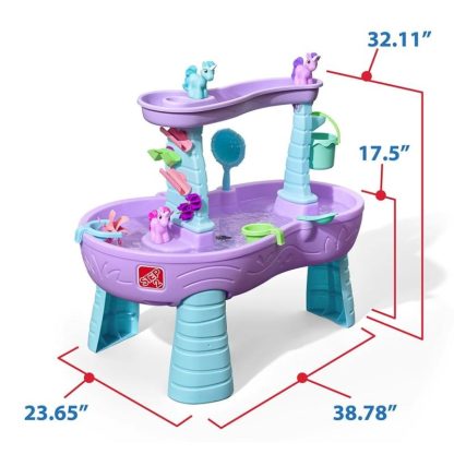 Lawn Games |  Rain Showers & Unicorn Water Table for Toddlers Lawn Games Lawn Games