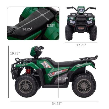 Lawn Games |  Rugged Strength & Enjoyable Riding: Comfortable Seat, Safe Speed,12v Electric ATV Lawn Games Kids