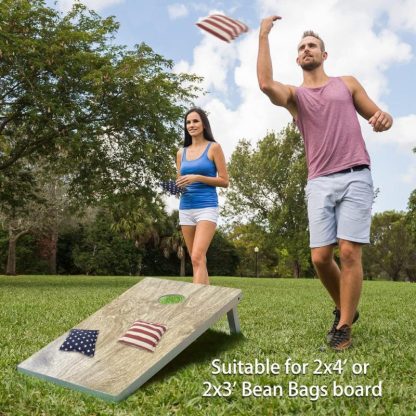 Lawn Games |  Set of 8 Regulation Size Cornhole Bean Bags. Corn Hole Board Toss Game Replacement Bean Bags Lawn Games Lawn Games