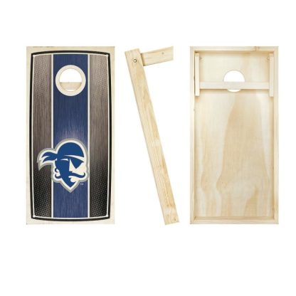 Lawn Games |  Seton Hall Stained Striped Outdoor Cornhole Board Set Lawn Games Lawn Games