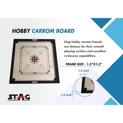 Lawn Games |  Stag Hobby Carrom Board Family Game by Kettler Lawn Games Lawn Games