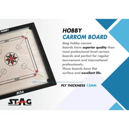 Lawn Games |  Stag Hobby Carrom Board Family Game by Kettler Lawn Games Lawn Games