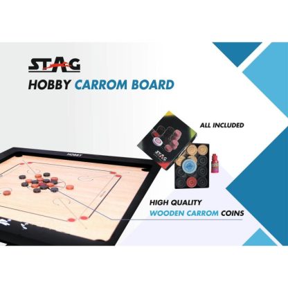 Lawn Games |  Stag Hobby Carrom Board Family Game by Kettler Lawn Games Lawn Games