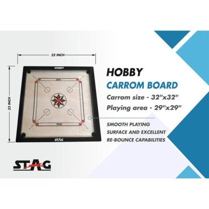 Lawn Games |  Stag Hobby Carrom Board Family Game by Kettler Lawn Games Lawn Games