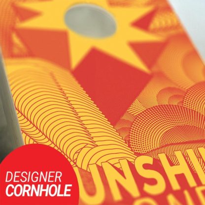 Lawn Games |  Sunshine and Love Cornhole Board Outdoor Game Set Lawn Games Lawn Games