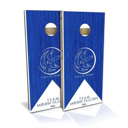 Lawn Games |  Team Moon Falcon Outdoor Cornhole Game (Choose Wraps or Boards) Lawn Games Lawn Games