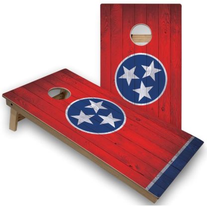 Lawn Games |  Tennessee Flag Outdoor Cornhole Set Lawn Games Lawn Games