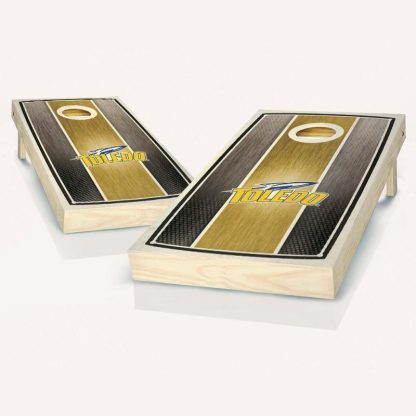 Lawn Games |  Toledo Stained Striped Outdoor Cornhole Board Set Lawn Games Lawn Games