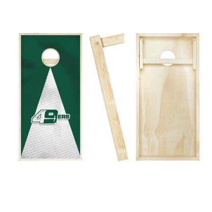 Lawn Games |  UNC Charlotte Jersey Cornhole Board Set – Includes (8) Team Logo Bags + Optional Accessories Lawn Games Lawn Games