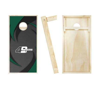 Lawn Games |  UNC Charlotte Swoosh Outdoor Cornhole Board Set Lawn Games Lawn Games