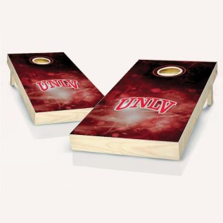 Lawn Games |  UNLV Smoke Cornhole Board Set – Includes (8) Team Logo Bags + Optional Accessories Lawn Games Lawn Games