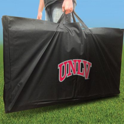 Lawn Games |  UNLV Smoke Cornhole Board Set – Includes (8) Team Logo Bags + Optional Accessories Lawn Games Lawn Games