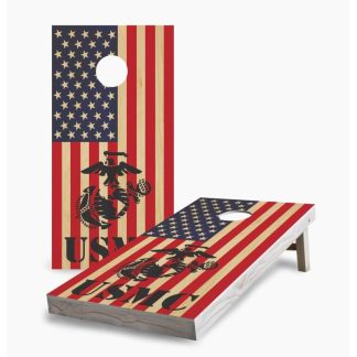 Lawn Games |  USMC Marine Corp Cornhole Game (Choose Wraps or Boards) Lawn Games Lawn Games