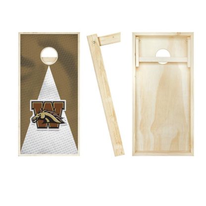 Lawn Games |  Western Michigan Broncos Jersey Outdoor Cornhole Board Set Lawn Games Lawn Games