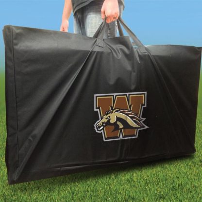 Lawn Games |  Western Michigan Broncos Jersey Outdoor Cornhole Board Set Lawn Games Lawn Games