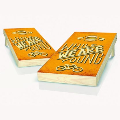 Lawn Games |  While We Are Young Outdoor Cornhole Board Game Set Lawn Games Lawn Games