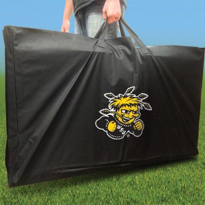 Lawn Games |  Wichita State Jersey Outdoor Cornhole Board Set Lawn Games Lawn Games