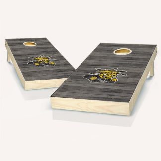 Lawn Games |  Wichita State Shockers Distressed Outdoor Cornhole Board Set Lawn Games Lawn Games