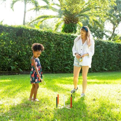 Lawn Games |  YardCandy Stars & Stripes Collection Wooden Ring Toss Lawn Games Lawn Games