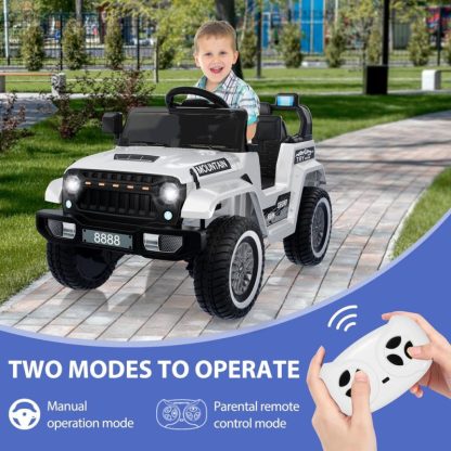 Outdoor Play |  12V Kids Ride on Truck Car, 4 Wheel Electric Vehicles Remote Control Outdoor Play Outdoor Play