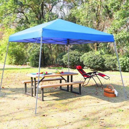 Outdoor Play |  12×12′ Canopy with One Sidewalls UV Block Sun Shade Canopy Gazebo for Patio Outdoor Outdoor Play Outdoor Play