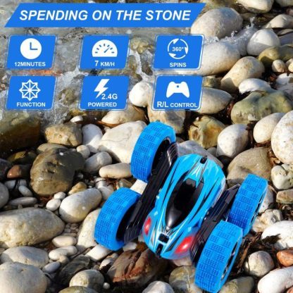 Outdoor Play |  2PACK RC Stunt Car Remote Control Car for Kids, 2.4Ghz High Speed Rock Crawler Vehicle Outdoor Play Outdoor Play