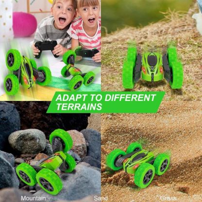 Outdoor Play |  2PACK RC Stunt Car Remote Control Car for Kids, 2.4Ghz High Speed Rock Crawler Vehicle Outdoor Play Outdoor Play