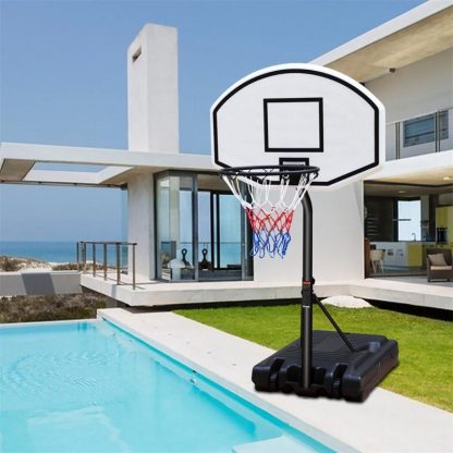 Outdoor Play |  3.1-4.7ft Outdoor Portable Poolside Swimming Pool Basketball Hoop System Outdoor Play Outdoor Play