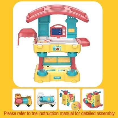 Outdoor Play |  3 in 1 Toddler Kids Tool Bench Set with 254pcs Pretend Play Tools and Realistic Accessories Outdoor Play Outdoor Play