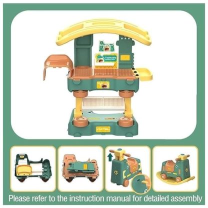 Outdoor Play |  3 in 1 Toddler Kids Tool Bench Set with 254pcs Pretend Play Tools and Realistic Accessories Outdoor Play Outdoor Play