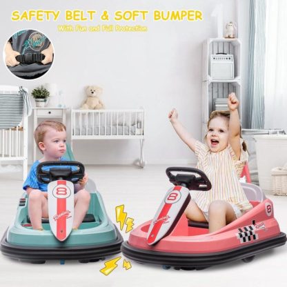 Outdoor Play |  6V Bumper Car for Toddlers, New Designed Electric Ride On Toys Outdoor Play