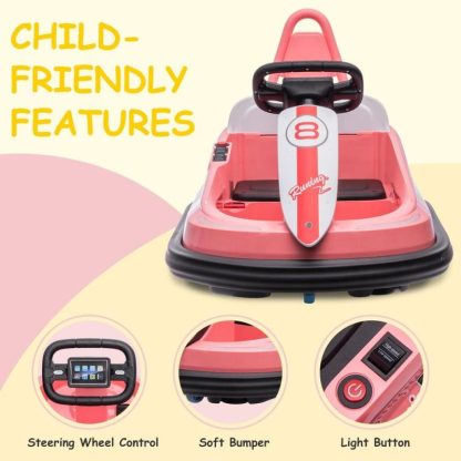 Outdoor Play |  6V Bumper Car for Toddlers, New Designed Electric Ride On Toys Outdoor Play