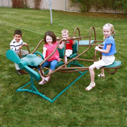 Outdoor Play |  Ace Flyer Multi-color Airplane Outdoor Teeter-totter Outdoor Play Outdoor Play