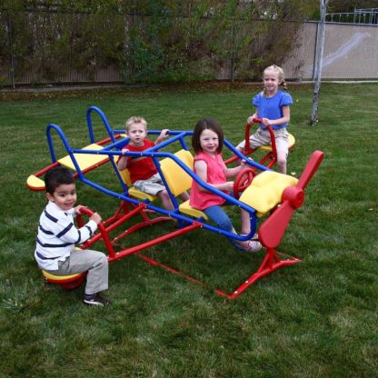 Outdoor Play |  Ace Flyer Multi-color Airplane Outdoor Teeter-totter Outdoor Play Outdoor Play