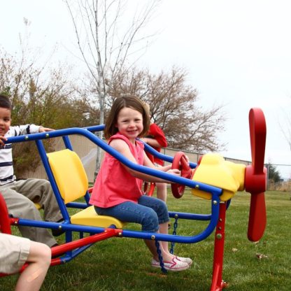 Outdoor Play |  Ace Flyer Multi-color Airplane Outdoor Teeter-totter Outdoor Play Outdoor Play