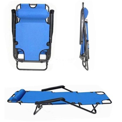 Outdoor Play |  Adjustable Patio Lounge Chair with Pillow Outdoor Play Outdoor Play