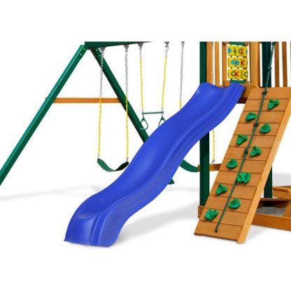 Outdoor Play |  Apex Wave Slide – Blue, Mounts to 4′ Platforms – 90.5″ L x 21″ W x 11″ H Outdoor Play Outdoor Play