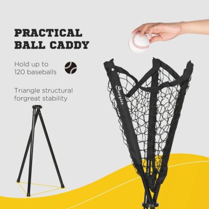 Outdoor Play |  Baseball Net with Strike Zone, Tee, Caddy and Carry Bag for Pitching and Hitting, Portable Softball Outdoor Play Outdoor Play