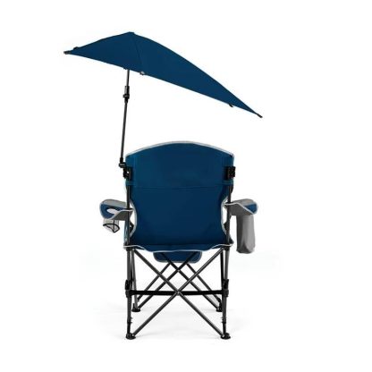 Outdoor Play |  Blue Camping Chair, with Clamp-On Sun Shade Outdoor Play Outdoor Play