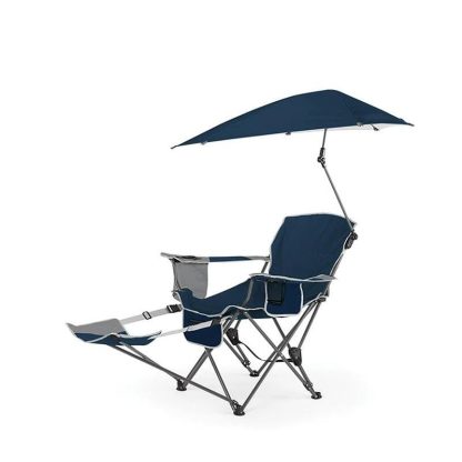 Outdoor Play |  Blue Camping Chair, with Clamp-On Sun Shade Outdoor Play Outdoor Play