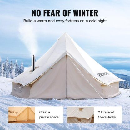 Outdoor Play |  Canvas Tent 4 Seasons Breathable 100% Cotton Canvas Yurt Tent – w/Stove Jack Outdoor Play Outdoor Play