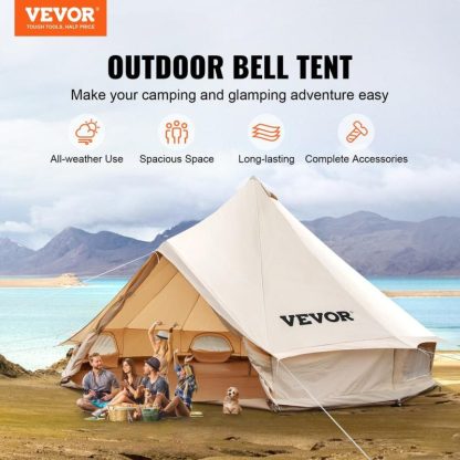 Outdoor Play |  Canvas Tent 4 Seasons Breathable 100% Cotton Canvas Yurt Tent – w/Stove Jack Outdoor Play Outdoor Play