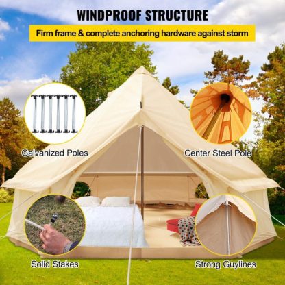 Outdoor Play |  Canvas Tent 4 Seasons Breathable 100% Cotton Canvas Yurt Tent – w/Stove Jack Outdoor Play Outdoor Play