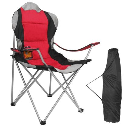 Outdoor Play |  Foldable Heavy Duty Camping Chair Outdoor Play Blue/Grey/Red