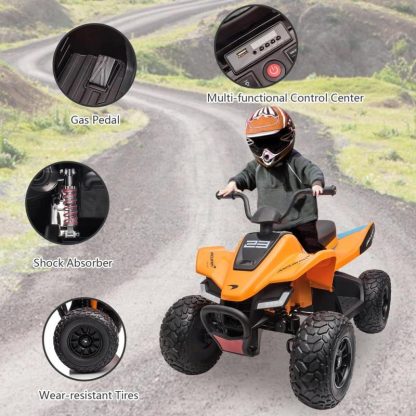 Outdoor Play |  Kids Ride on ATV, 24V Battery Powered Kids Electric Vehicle Outdoor Play Outdoor Play