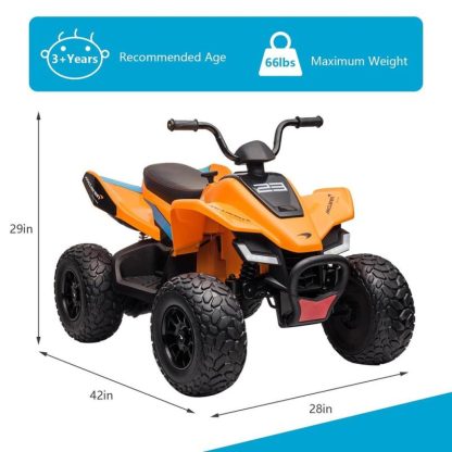 Outdoor Play |  Kids Ride on ATV, 24V Battery Powered Kids Electric Vehicle Outdoor Play Outdoor Play