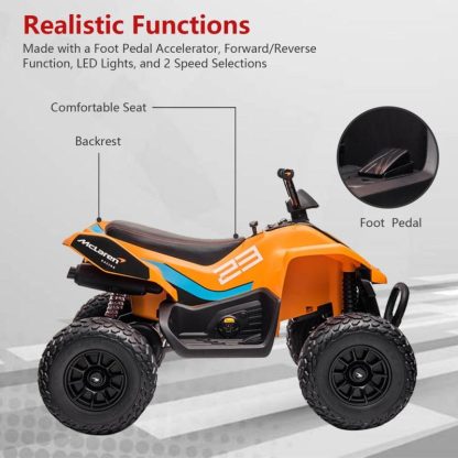 Outdoor Play |  Kids Ride on ATV, 24V Battery Powered Kids Electric Vehicle Outdoor Play Outdoor Play