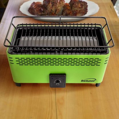 Outdoor Play |  Non-Stick Battery Powered Portable BBQ in Lime Outdoor Play Outdoor Play