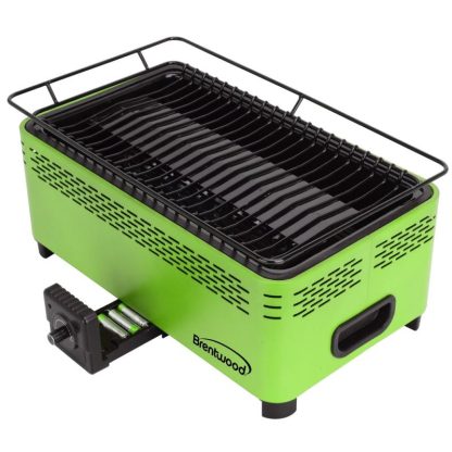 Outdoor Play |  Non-Stick Battery Powered Portable BBQ in Lime Outdoor Play Outdoor Play