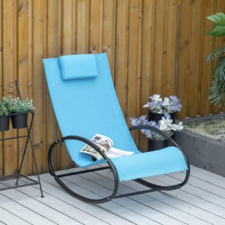 Outdoor Play |  Orbital Zero Gravity Patio Rocking Lounge Chair with Pillow Outdoor Play Outdoor Play